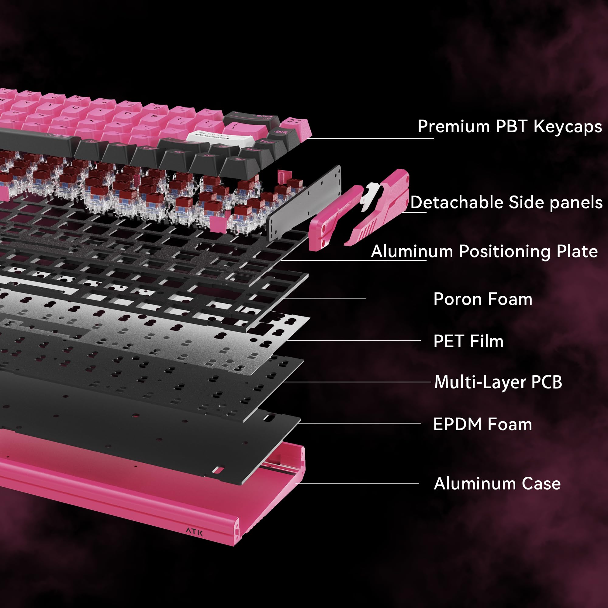 Amazon.com: ATK RS6 Ultra Hall Effect Gaming Keyboard – 65% Layout